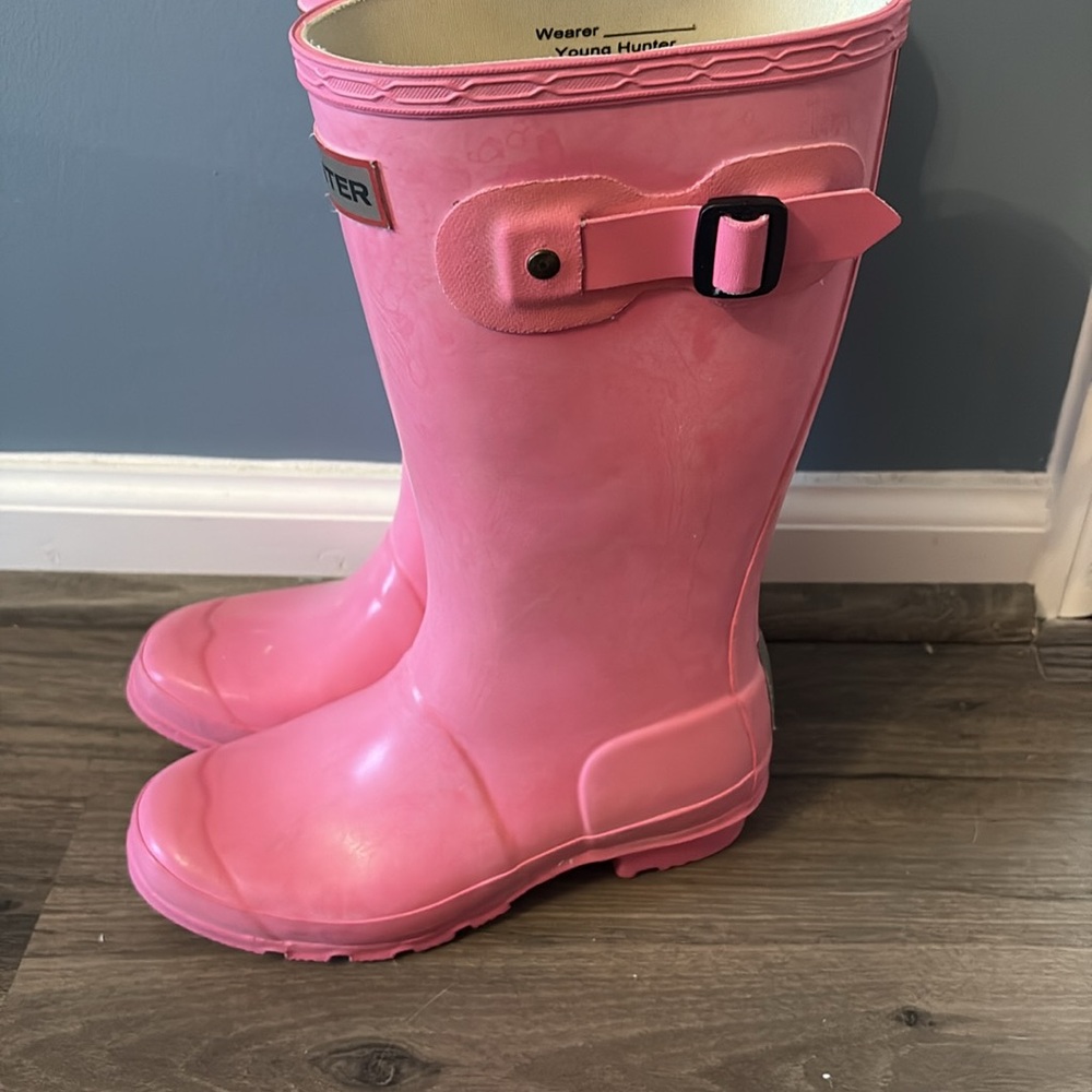 Hunter Pink Rain Boots - Picture 6 of 9